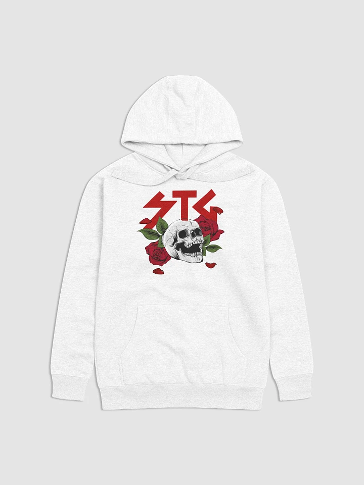 STG Rough Rose Hoodie (WHITE) product image (1)