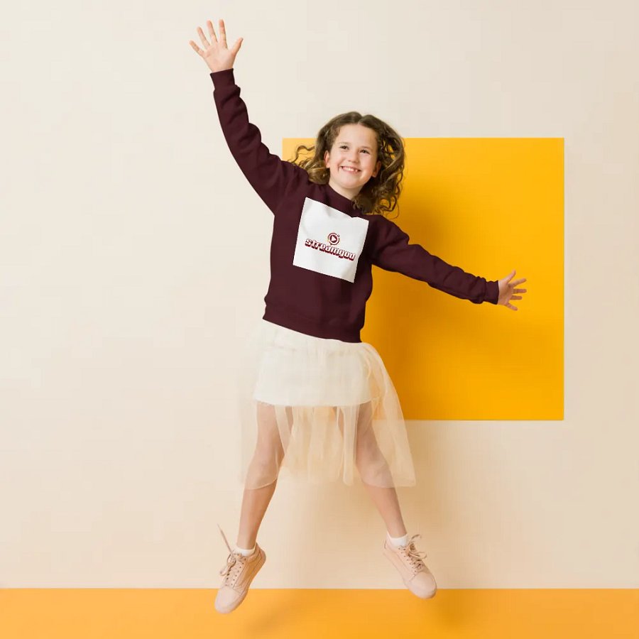 maroon youth STREAMGOD sweater product image (7)