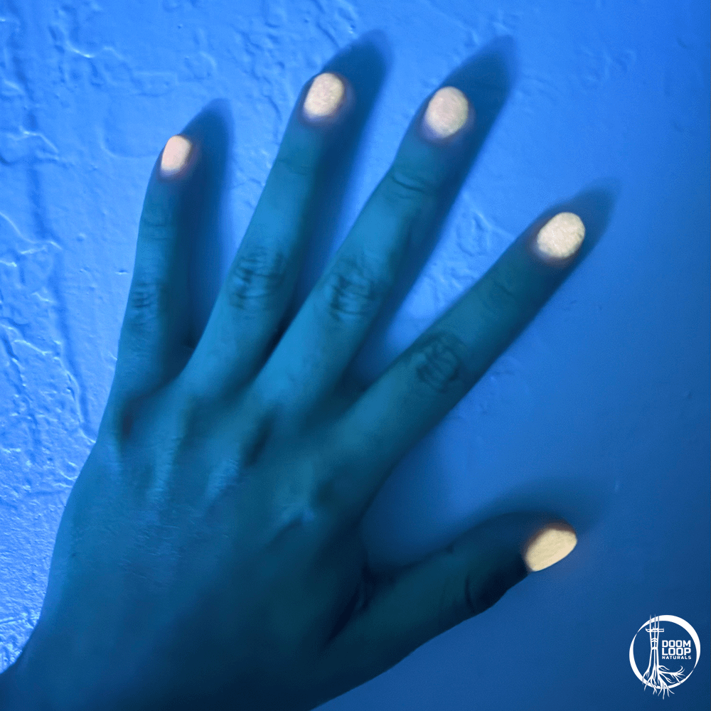 RADIOACTIVE SHRIMP - Pink Jelly Glow-In-The-Dark Nail Polish product image (2)