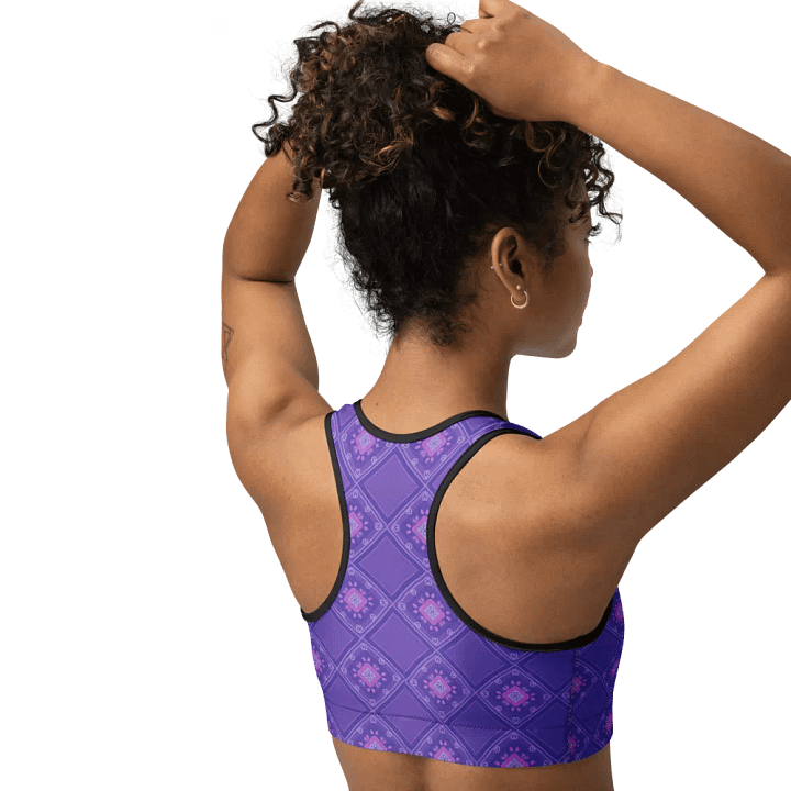 Lavender Purple01 Sports Bra product image (2)