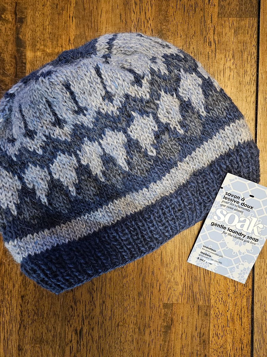 Hand-Knit Elisabet Hat (24" circumference) product image (1)