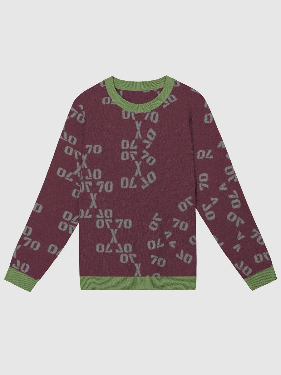 The Lives On HIGH | 777 | UNISEX Knitted Crewneck Sweater | 014 product image (1)