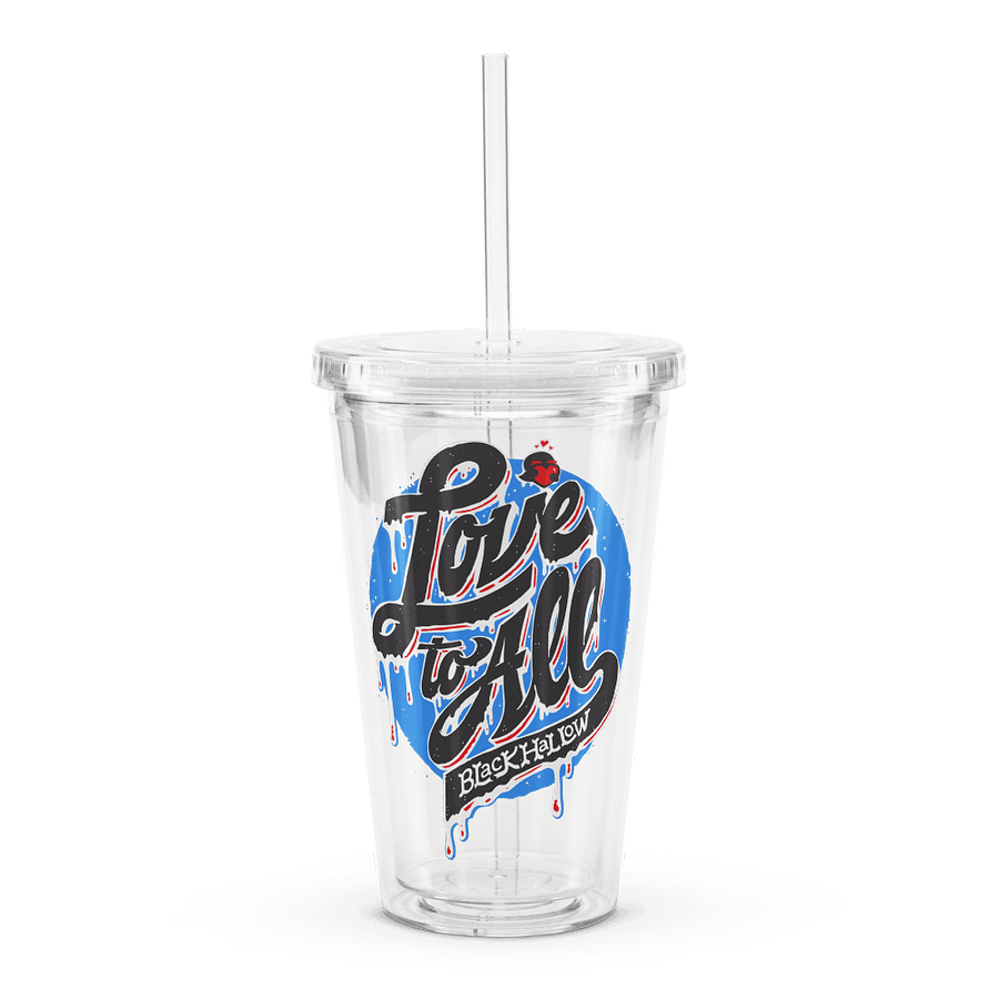 L2A Plastic Insulated Tumbler - Blue Splash product image (1)