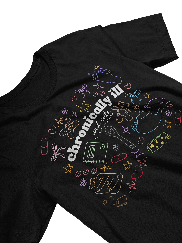 Chronically Ill and Cute Tee - Rainbow product image (85)