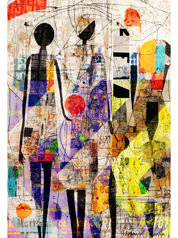 'Window Shopping' by Edward Martin-Vibrant Matte Poster Print product image (1)