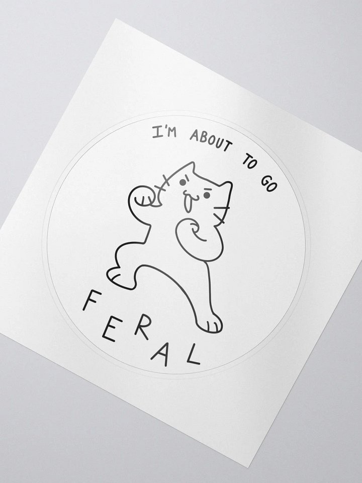 FERAL CHILD STICKER product image (2)