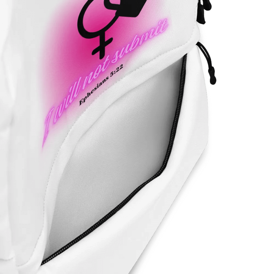 I Will Not Submit Backpack product image (11)
