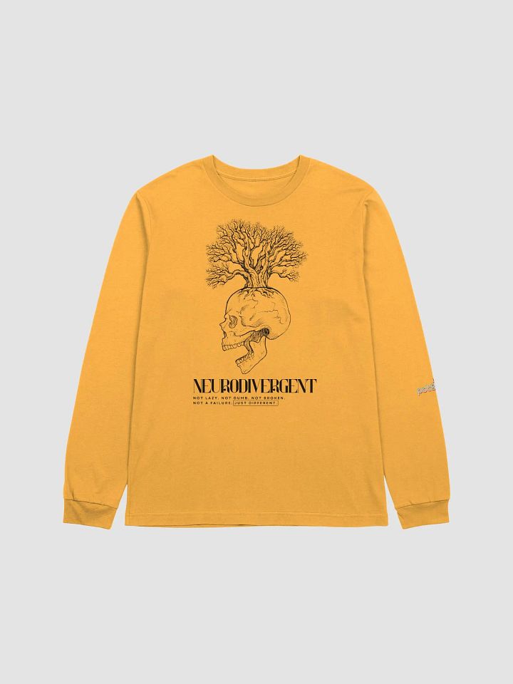 NEURODIVERGENT SKULL supersoft long sleeve tee product image (9)