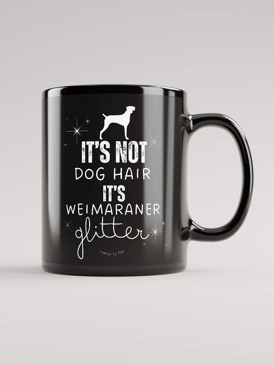 Weim Glitter - Black Glossy Mug product image (1)