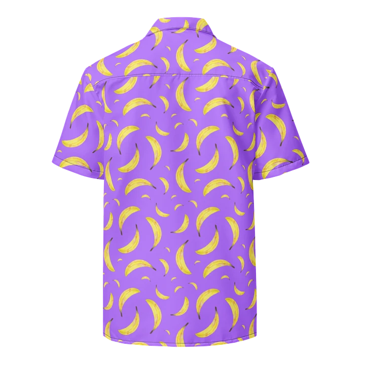 Bananapalooza pattern purple Hawaiian Shirt product image (1)