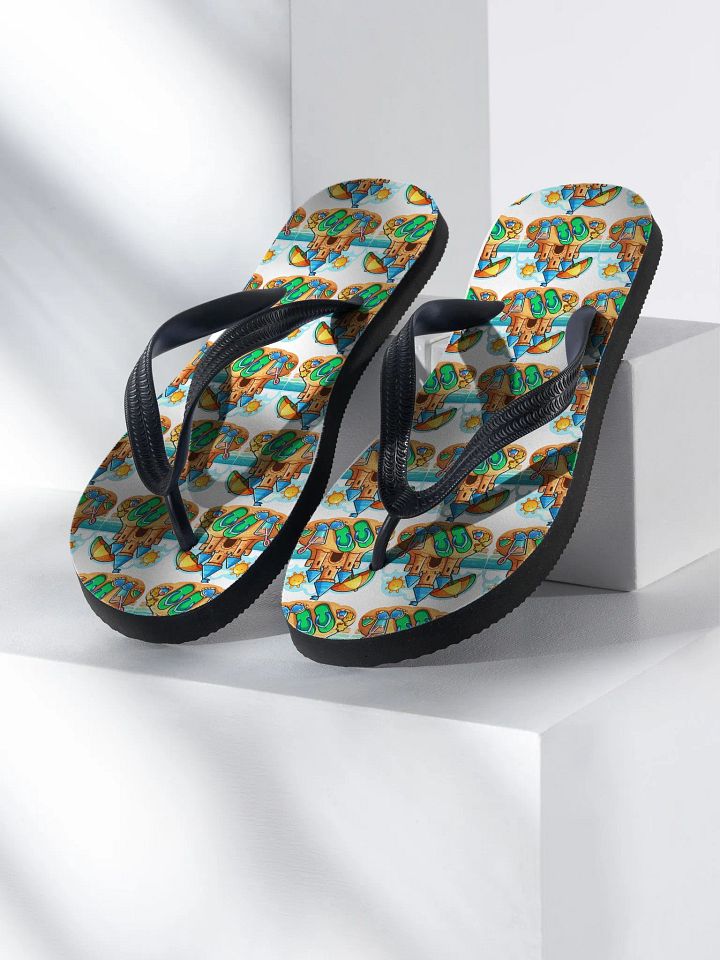 Sand Castle Flip Flops product image (2)