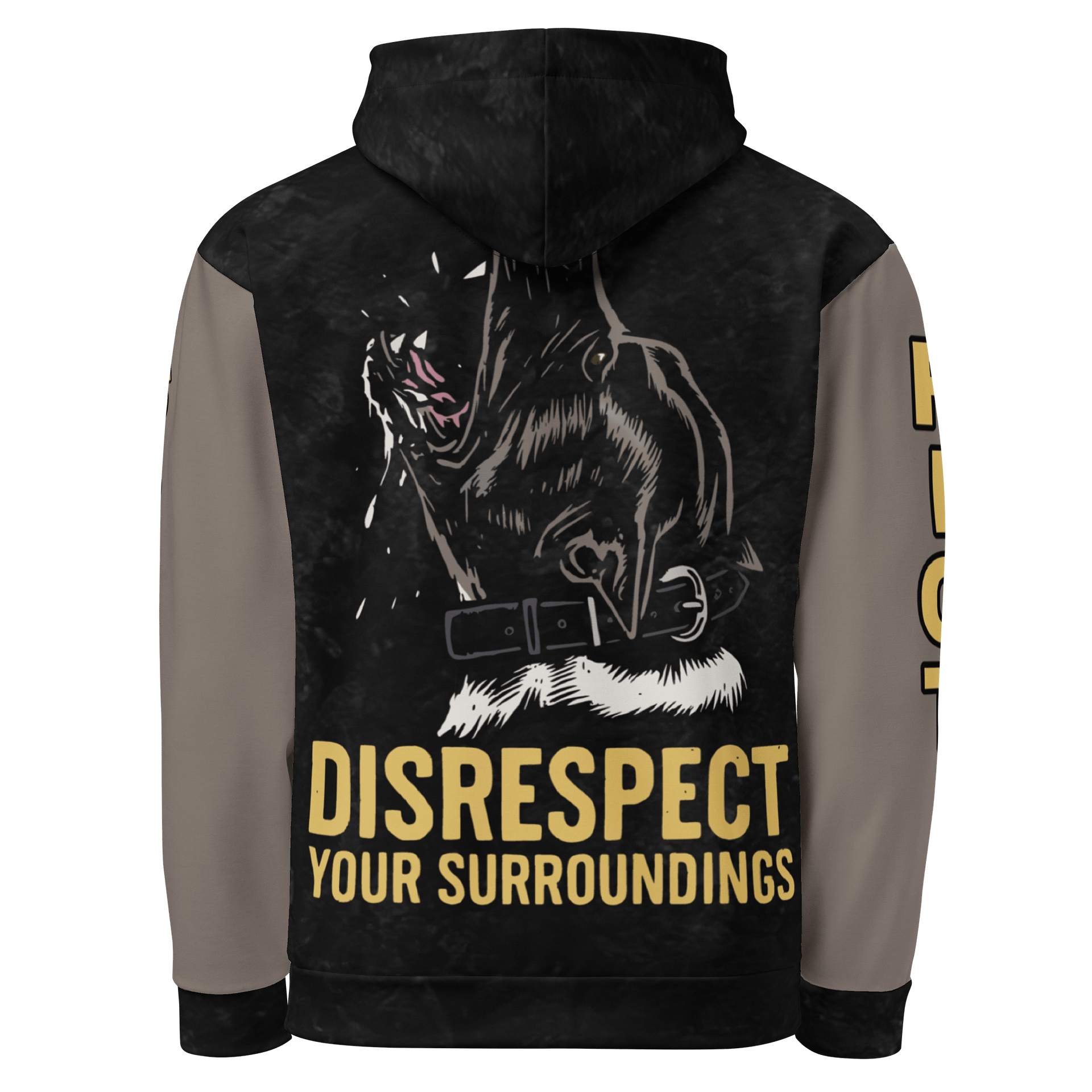 DISRESPECT Simple- Premium Adult Unisex All Over Print Hoodie product image (3)