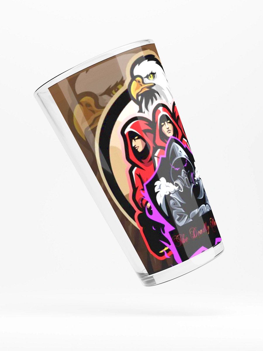 deadly hawks pint glass product image (4)