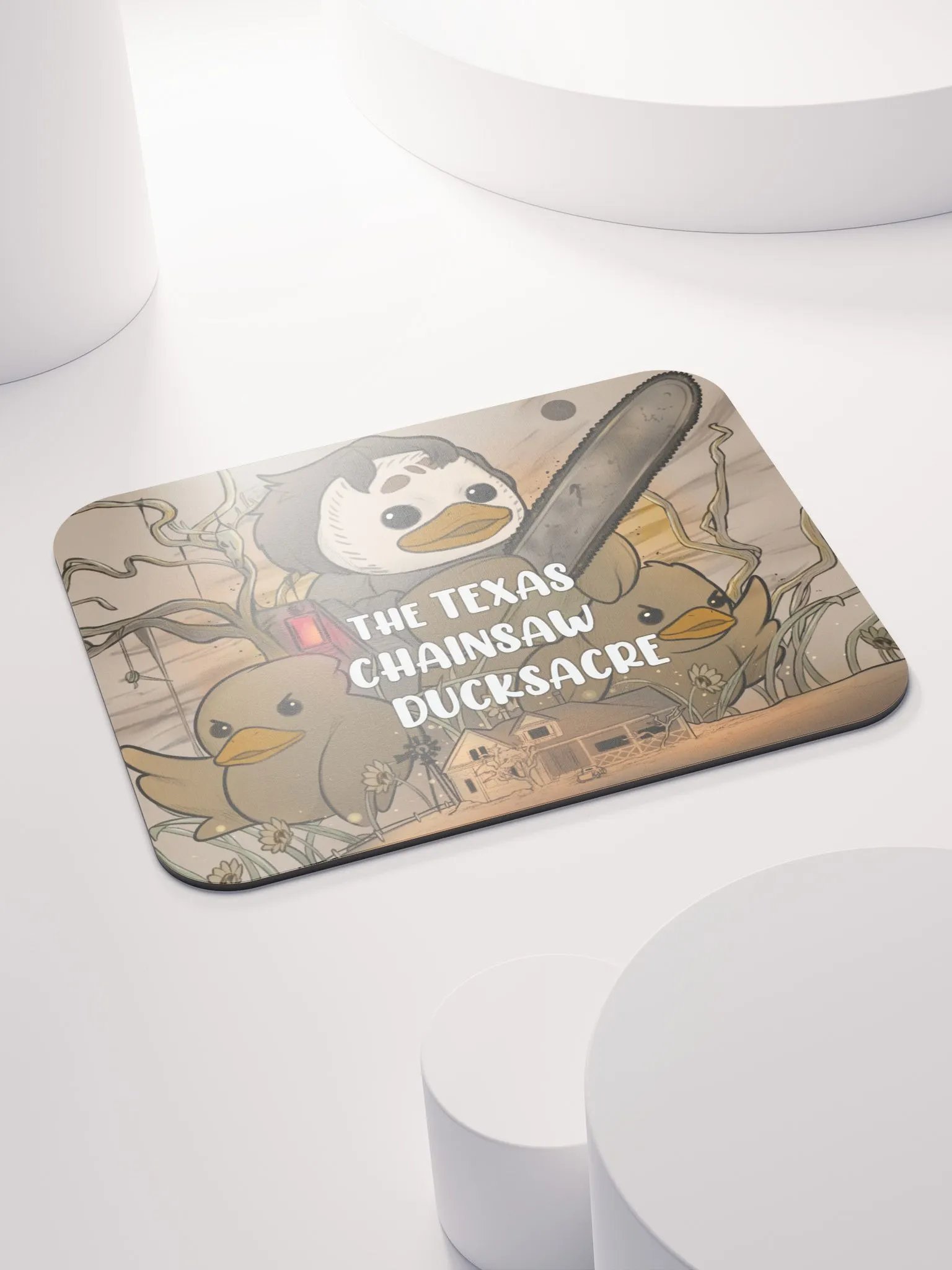 The Texas Chainsaw Ducksacre Mouse Pad product image (4)