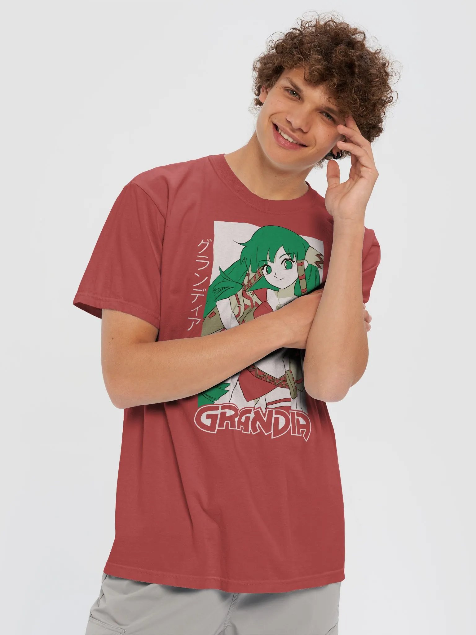 Feena (Tri-Tone) Heavyweight T-Shirt (Red) product image (3)