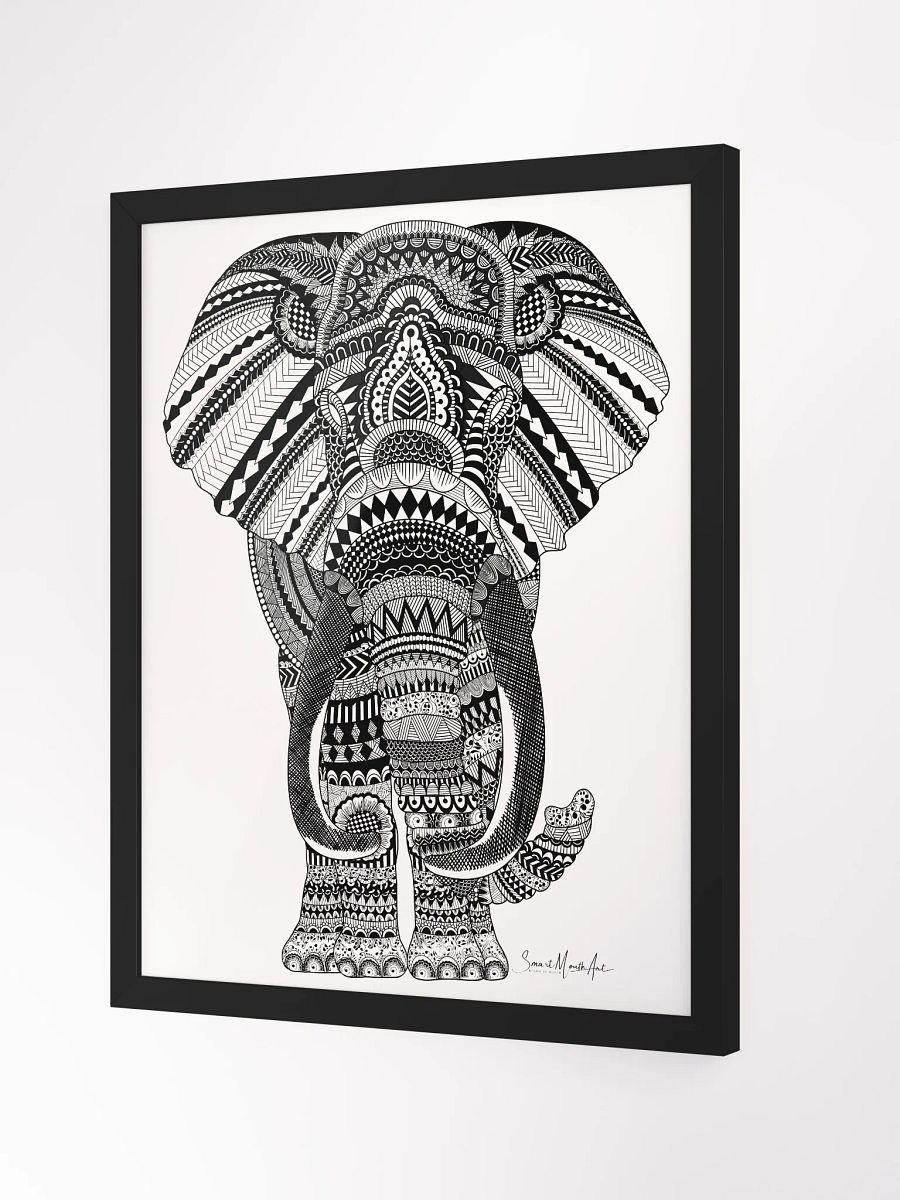 Mandala Elephant Poster Print product image (3)
