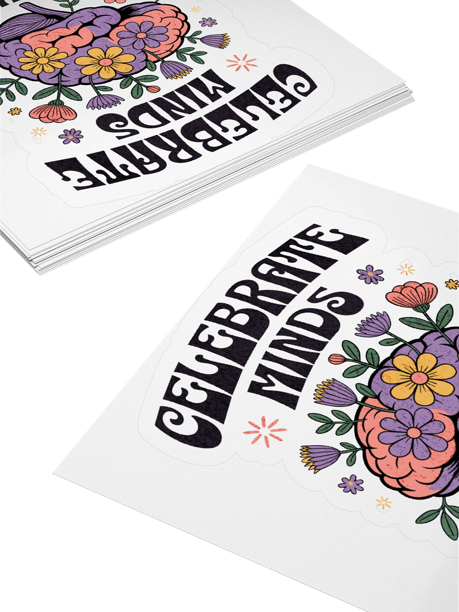 Minds of All Kinds Kiss Cut Stickers product image (11)