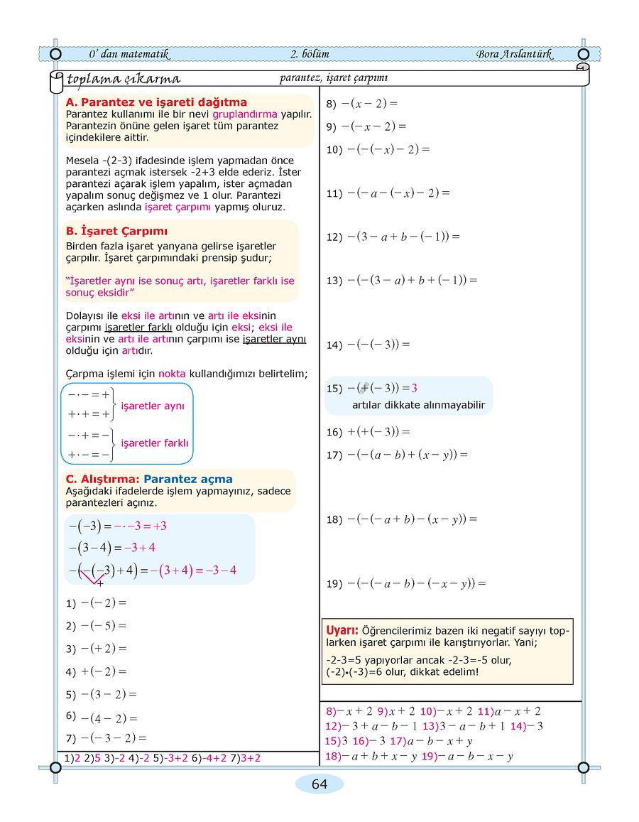 Sıfırdan Matematik Kitabı (video çözümlü) product image (6)