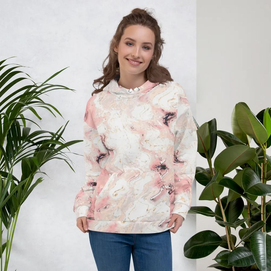 Abstraction Unisex Pull On Hoodie product image (5)