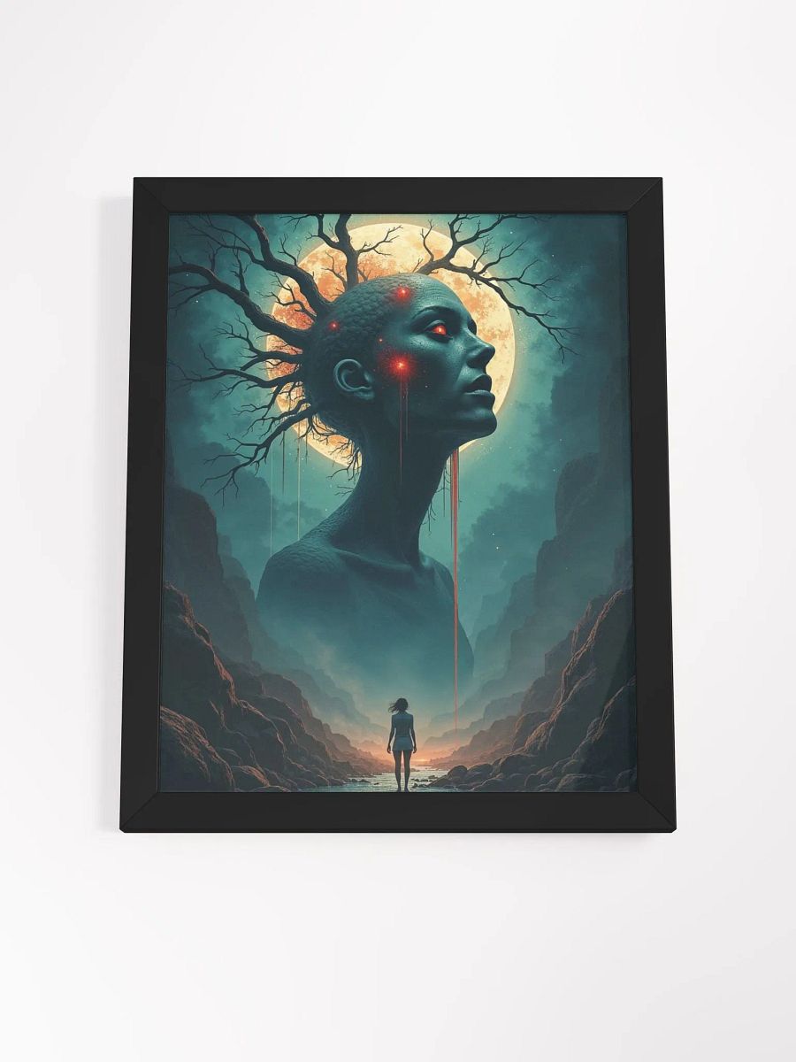 Ethereal Moonlit Vision Framed Print product image (7)