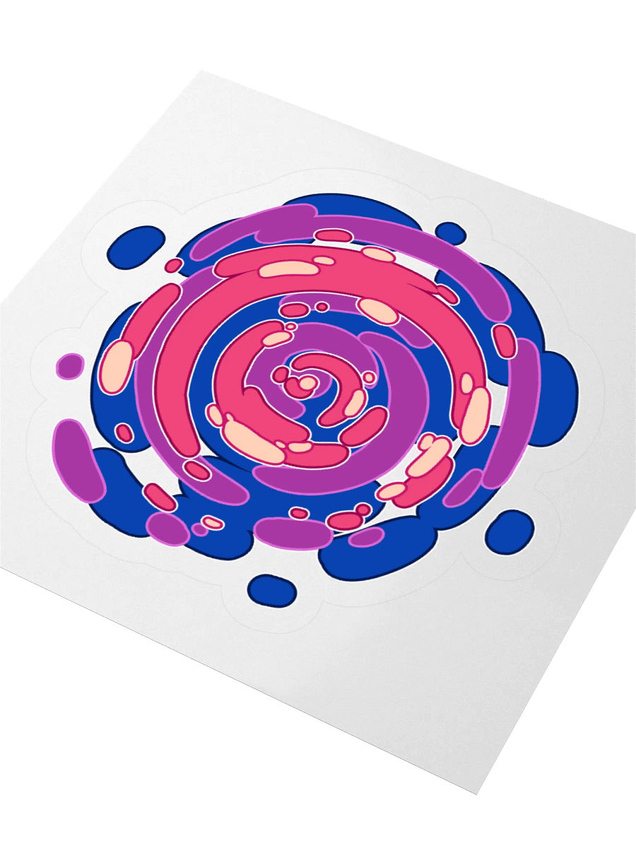 Time Warp Sticker (Bisexual Pride Flag) product image (3)