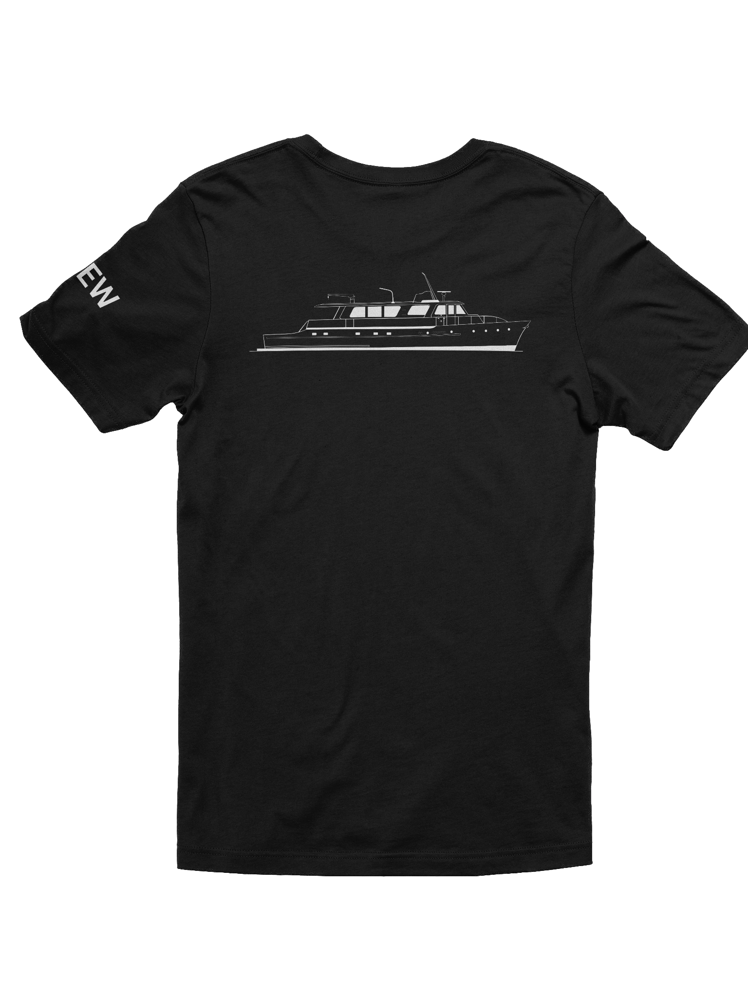 Ladies’ Scoop Neck T-Shirt – Crew Only (CREW on sleeve) product image (2)