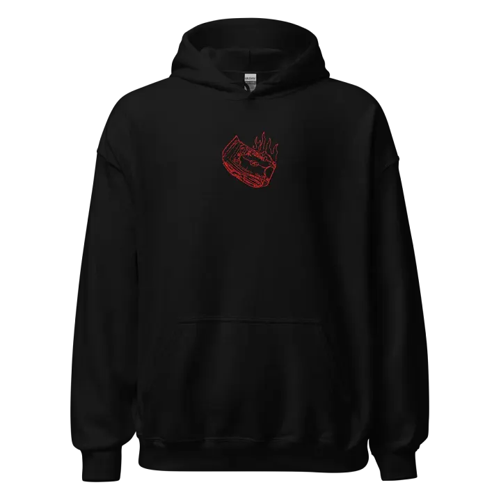 VERYRARE Collection - "Burning Revenue" Embroidered Pullover Hoodie product image (2)