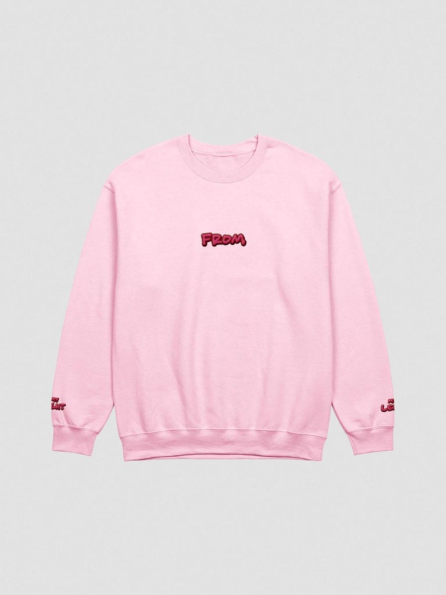 my left from my right embroidered crewneck (ROSE DESIGN) product image (4)
