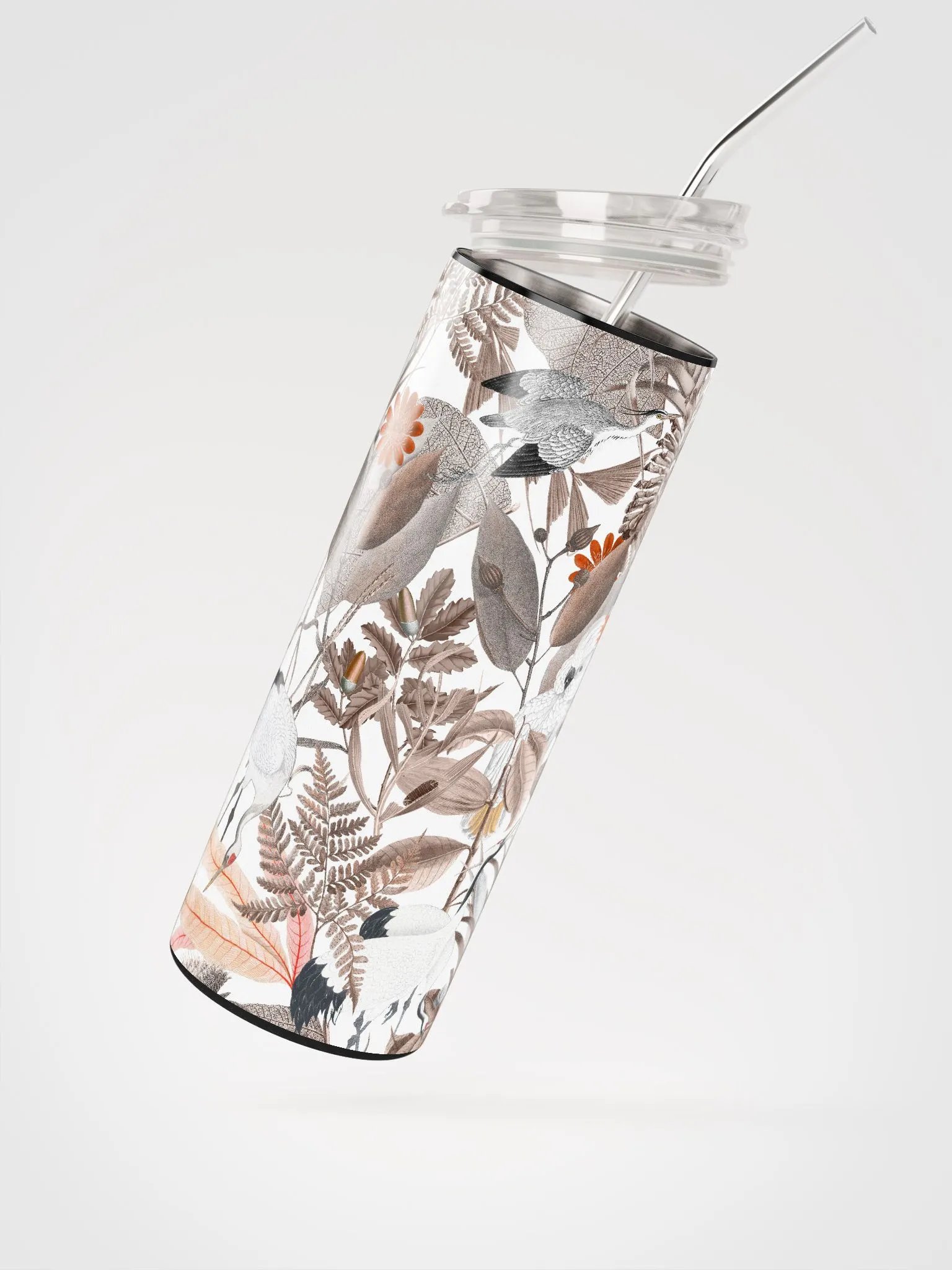 White Ecotone Slim Tumbler product image (2)