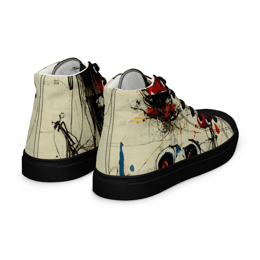 Women's scream of style, canvas High Tops product image (7)