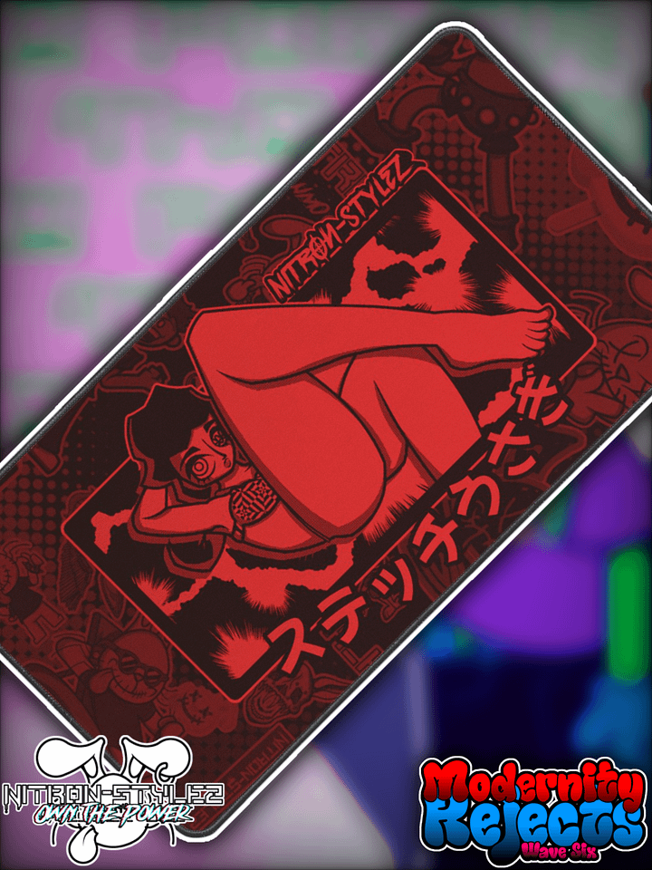 Wave 6 - Dark Lust Red Desk Mat product image (1)