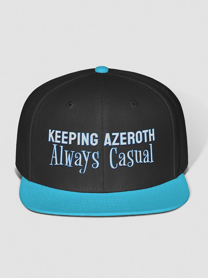 Keeping Azeroth Always Casual Snapback Cap product image (1)