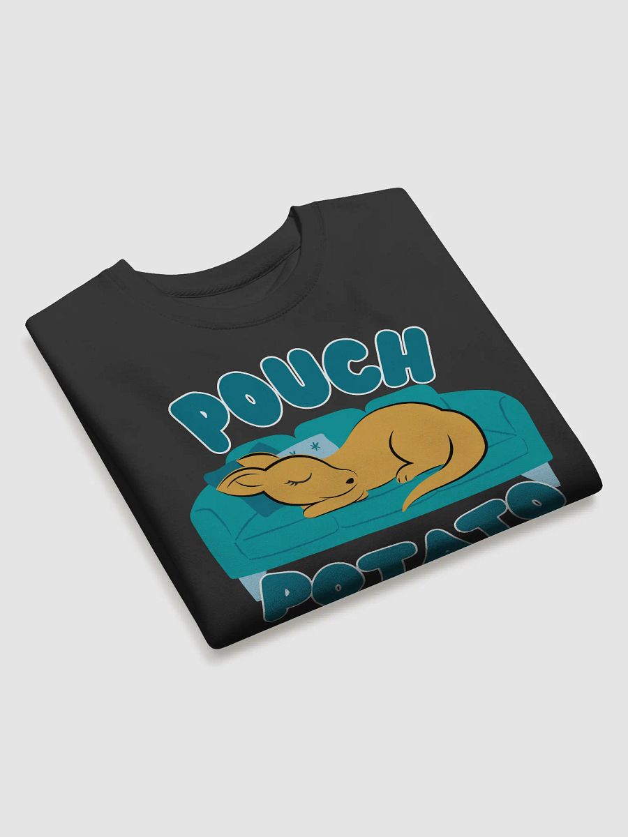 Pouch Potato Funny Cute Sleepy Kangaroo Sweatshirt product image (3)