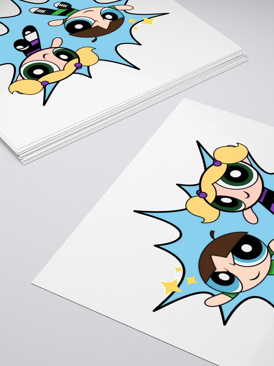 marisa & johnny bubbles stickers product image (12)