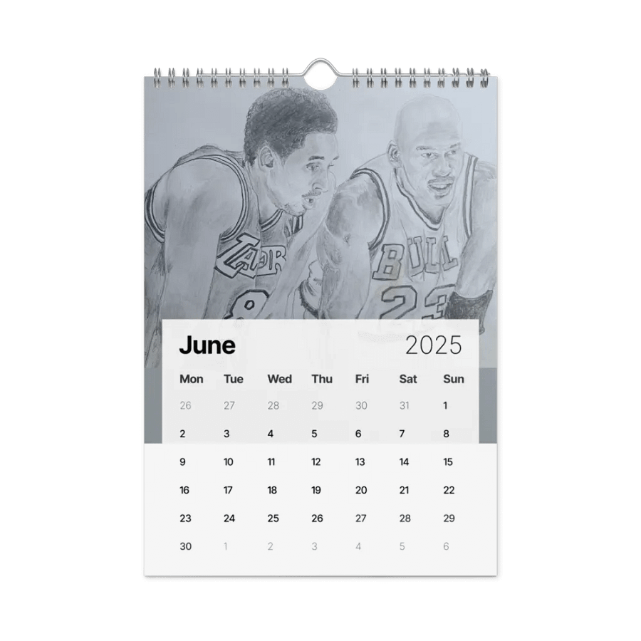 Legends of the Court 2025 Calendar product image (8)