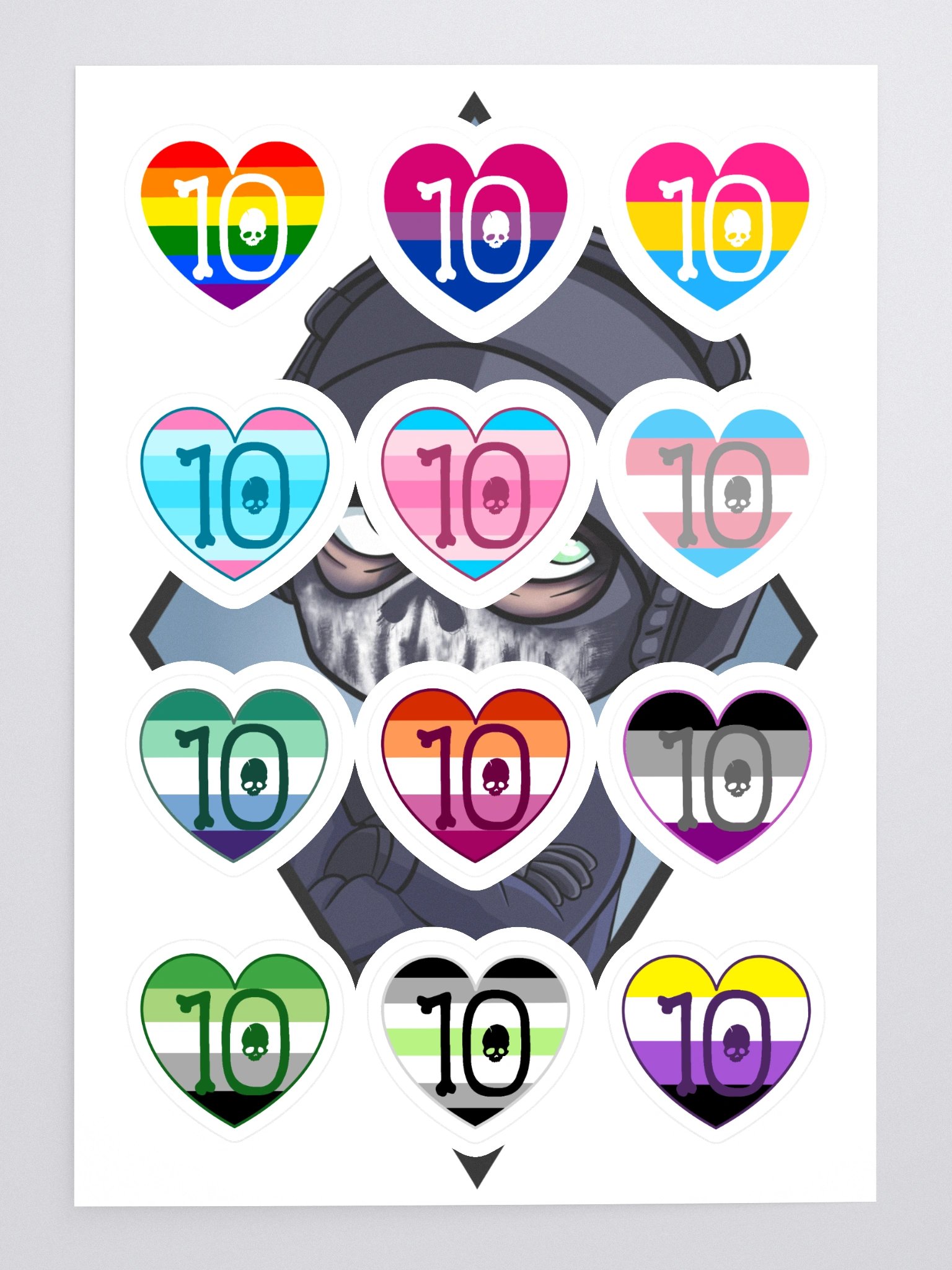 Pride Rule 10 - Sticker Sheet product image (3)
