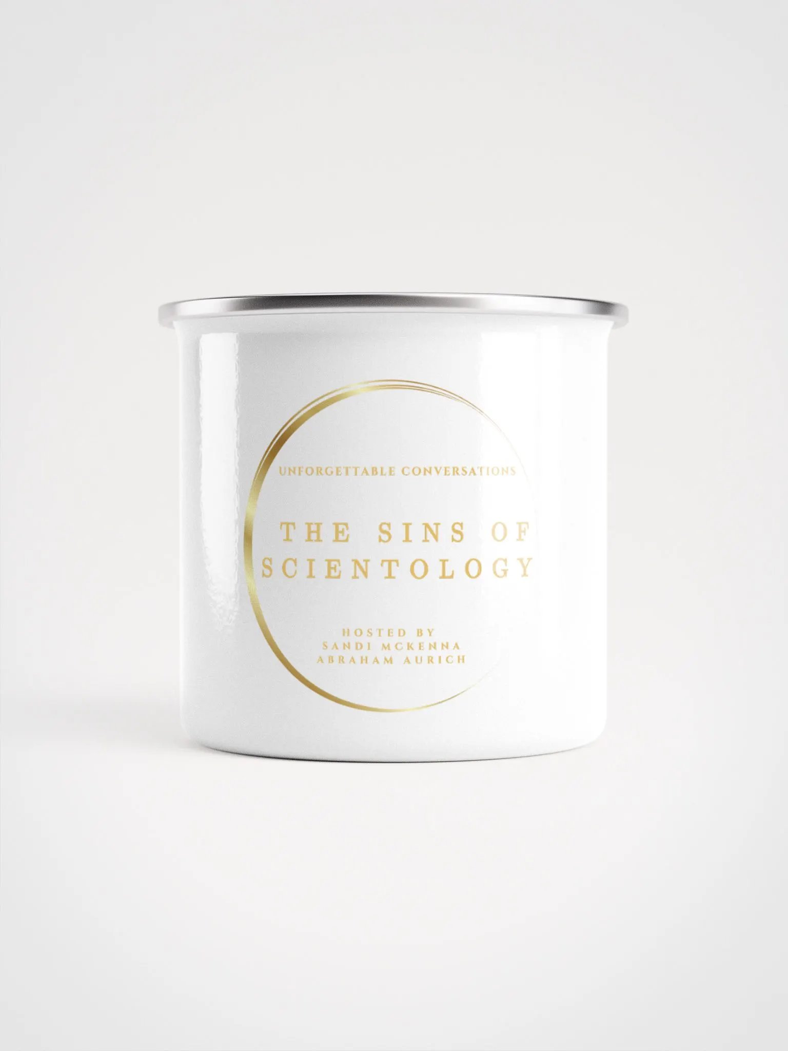 SOS Enamel Coffee Mug product image (1)