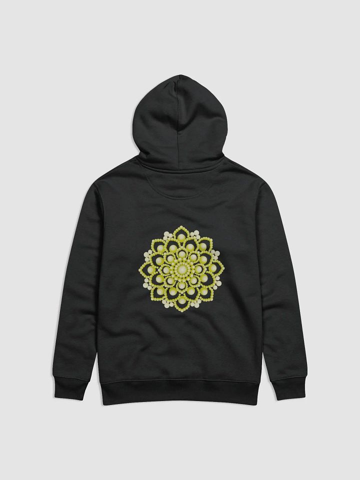 Yellow Flower Mandala Unisex Eco Hoodie product image (2)