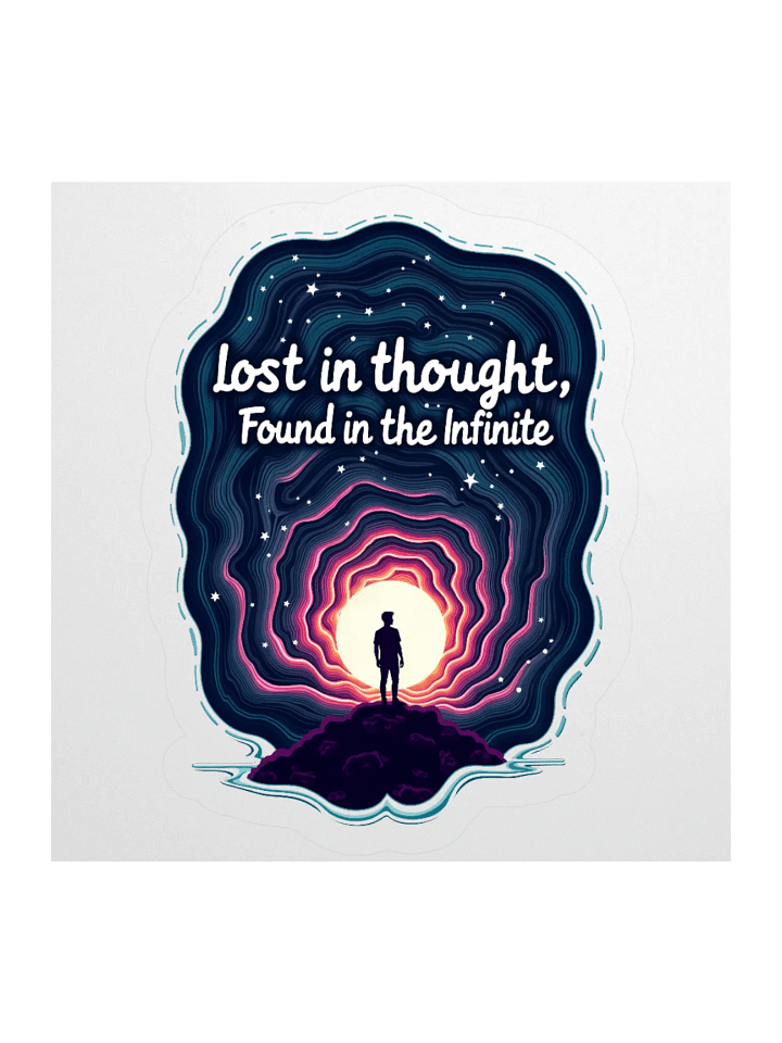 Lost In Thought, Found In The Infinite Sticker product image (1)