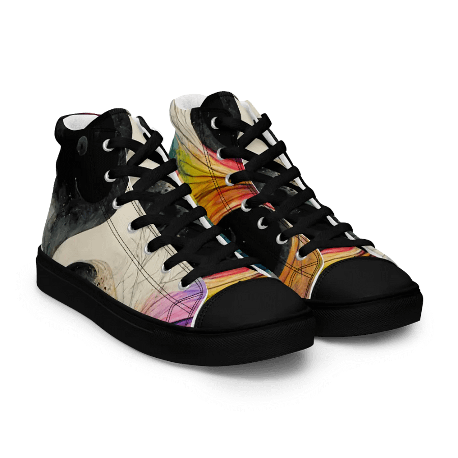Celestial Swirl Women's canvas High Tops product image (8)