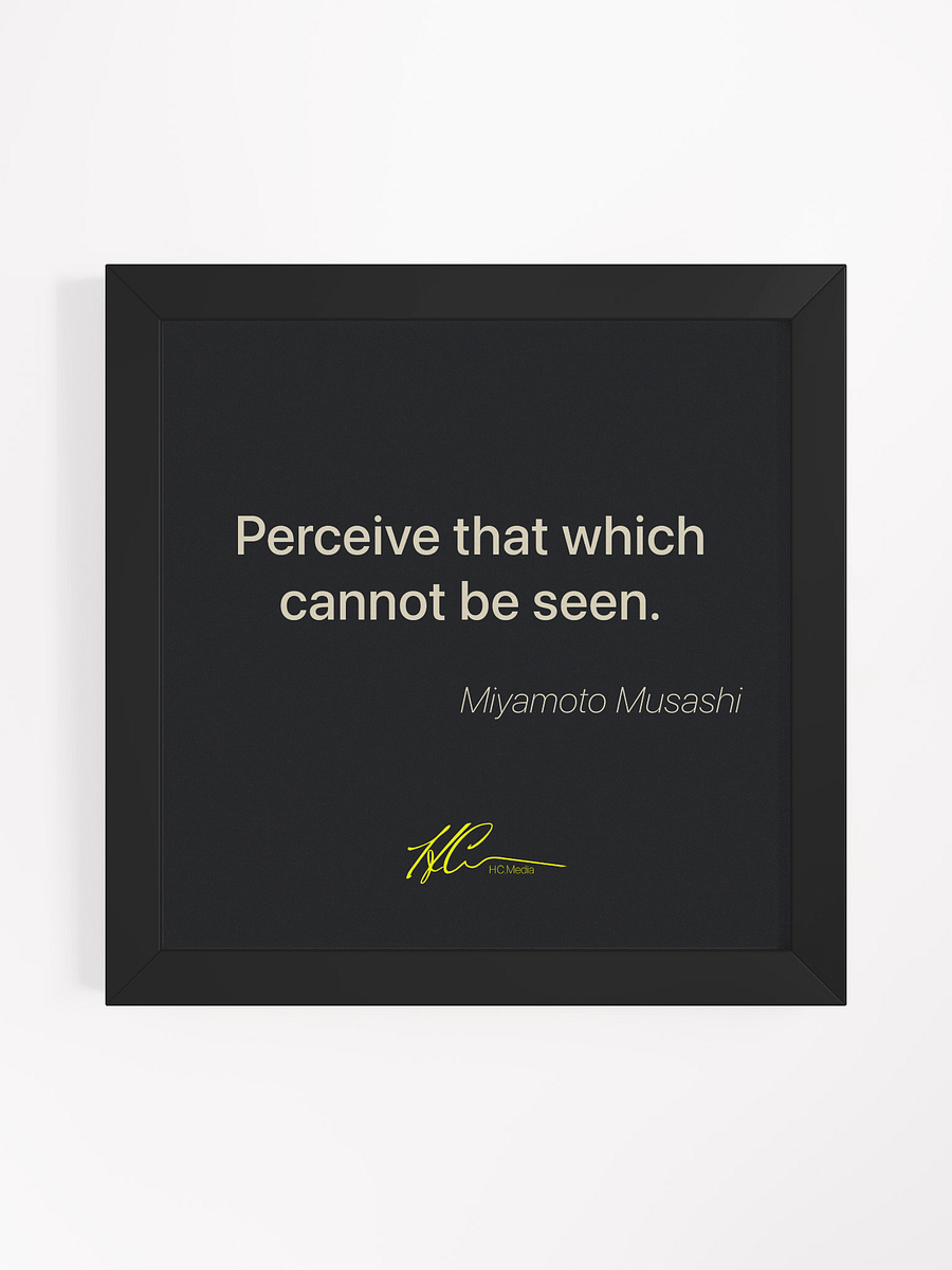 Miyamoto Musashi Q1 - Framed Poster product image (1)