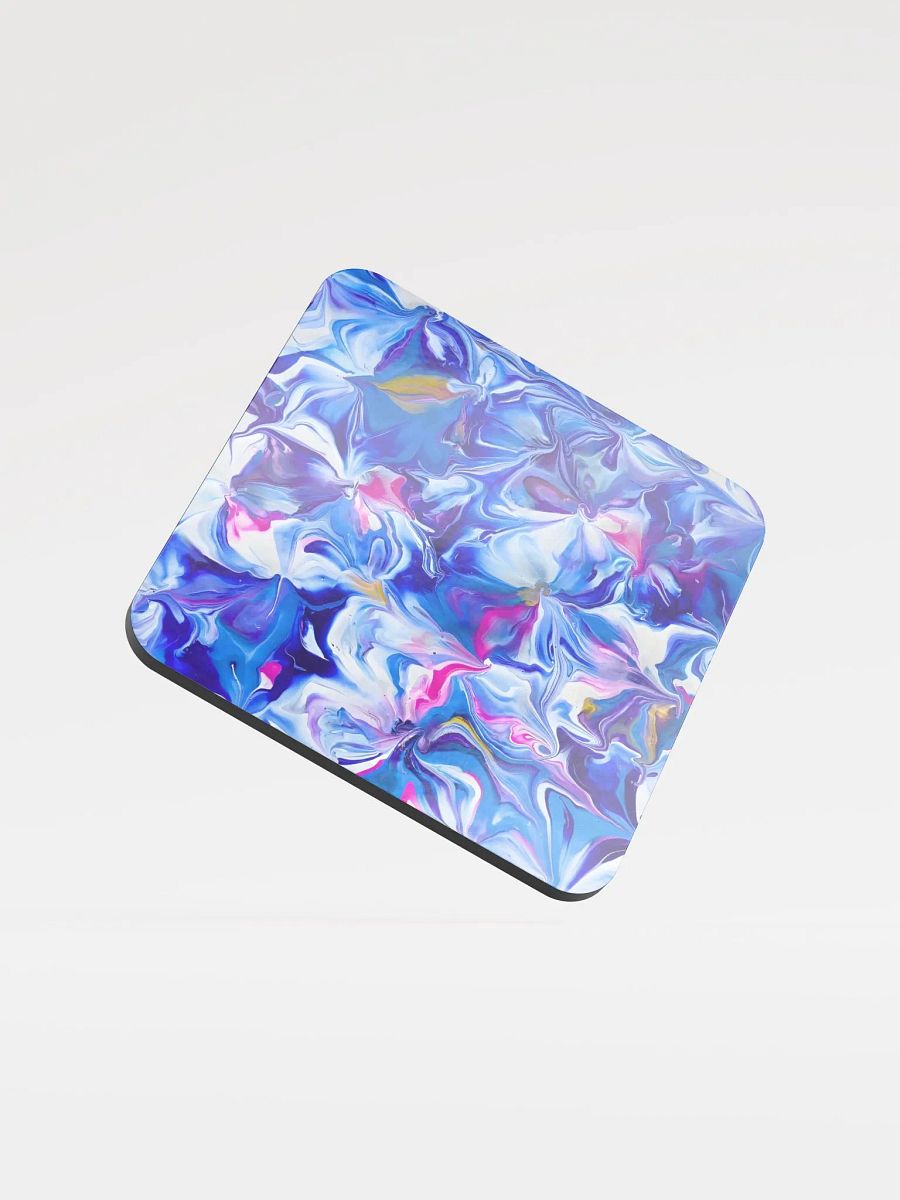 Ocean Blossoms Fluid Art Coaster product image (1)