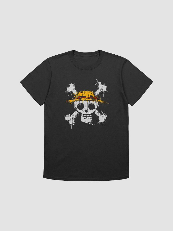 Pirate Skull and Crossbones Yellow Hat T-Shirt product image (1)