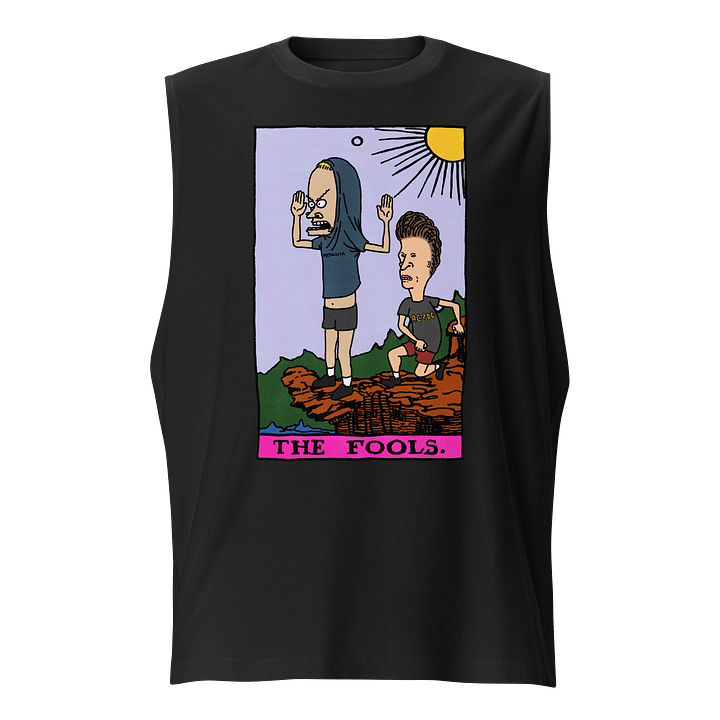 Cornholio Beavis and Butthead Fool Tarot Card Tank product image (1)