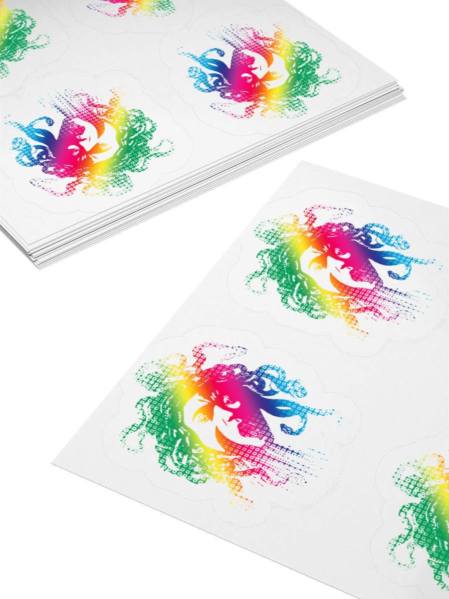 Sticker - Rainbow Medusa (transparent background) product image (4)