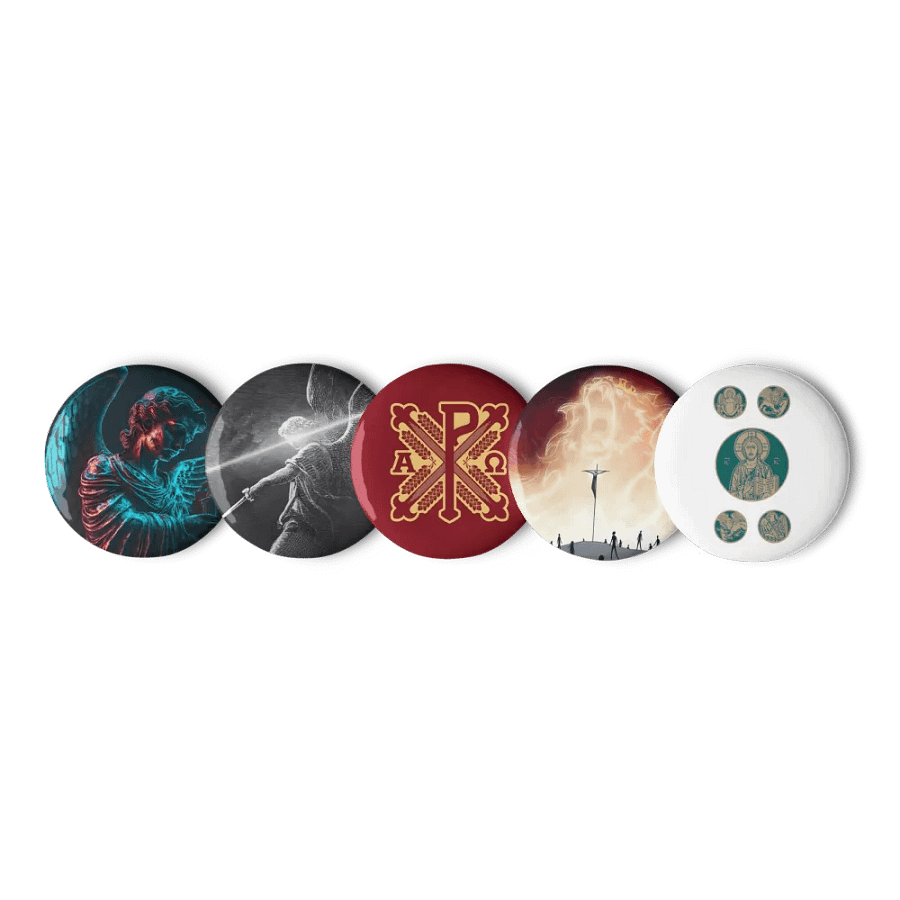 Celestial Guardian Pin Buttons Set product image (6)