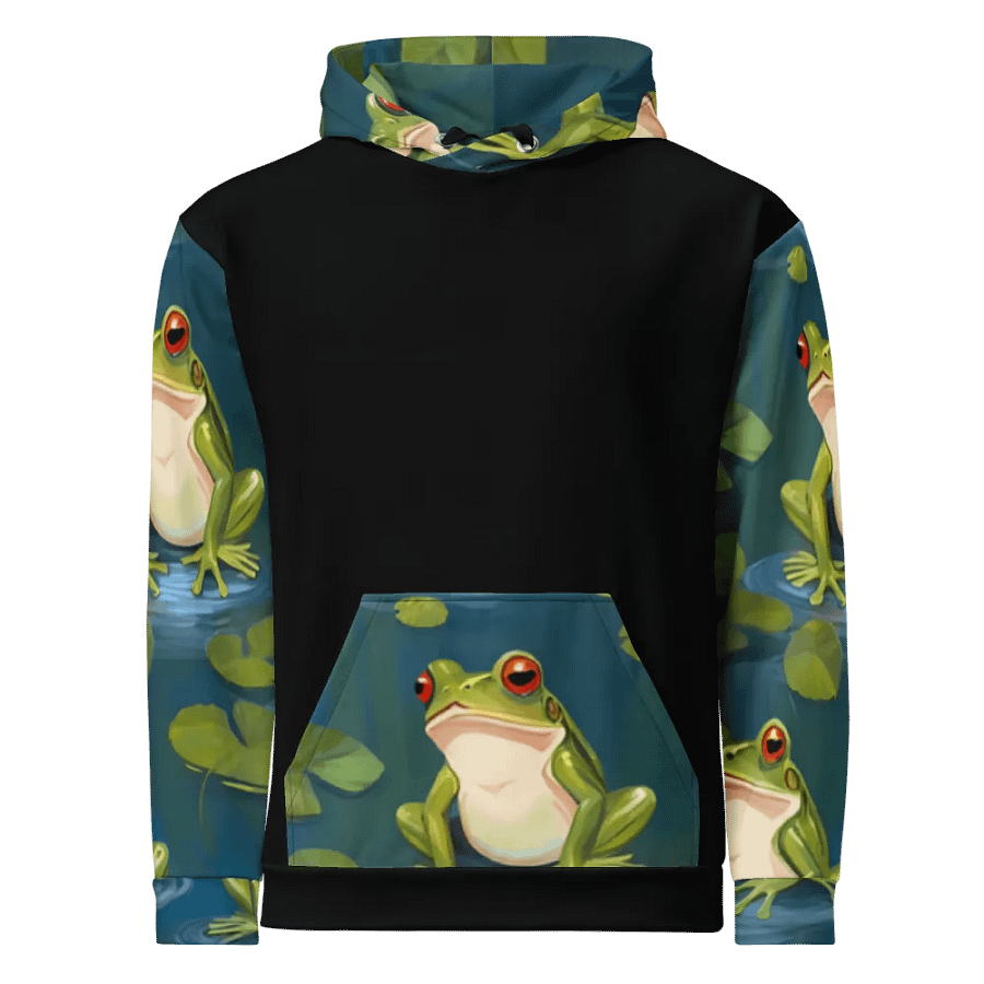 Playful Frog Unisex Hoodie product image (1)