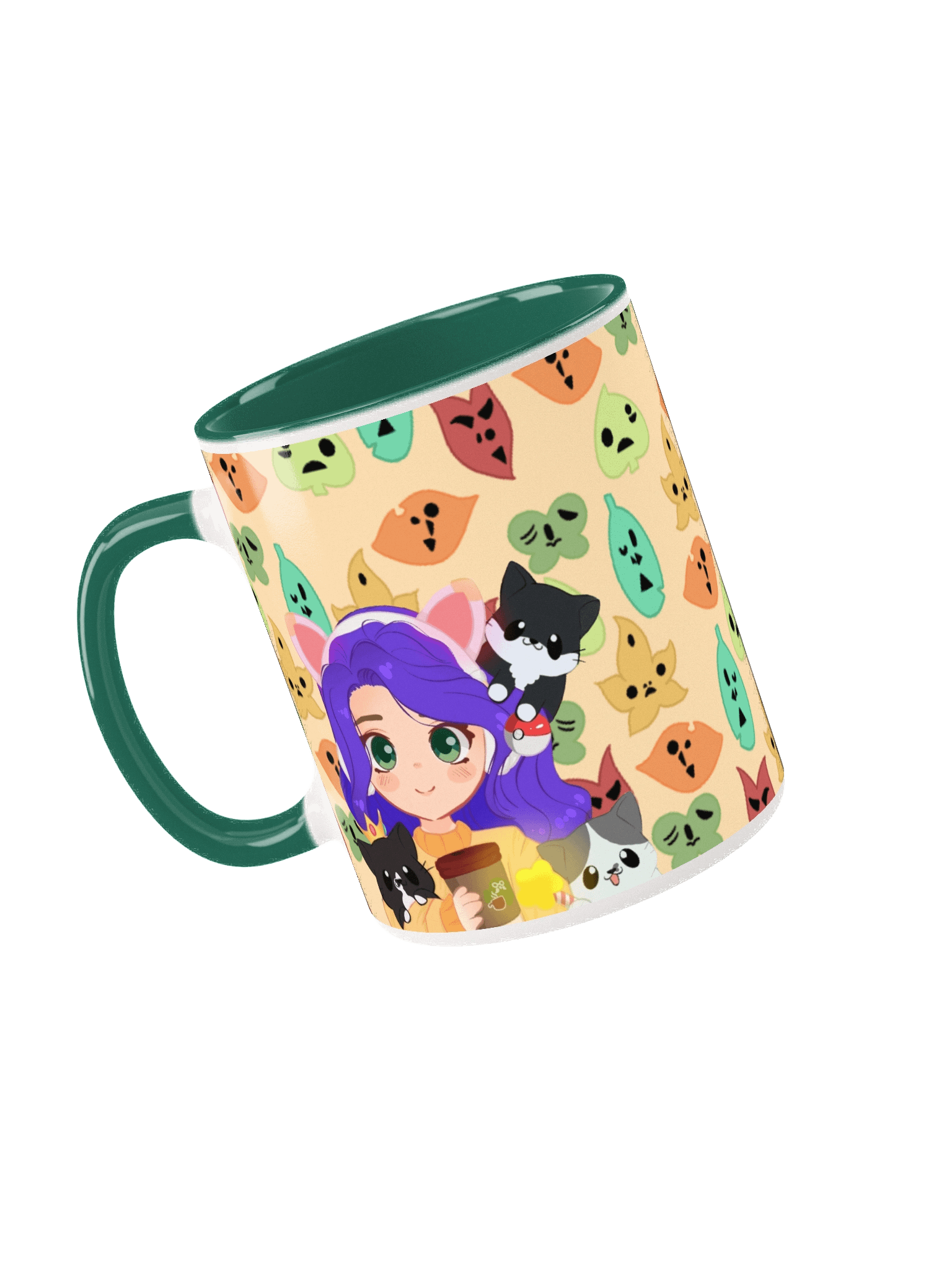Al & Kitties Mug With Inside Color Purple product image (15)