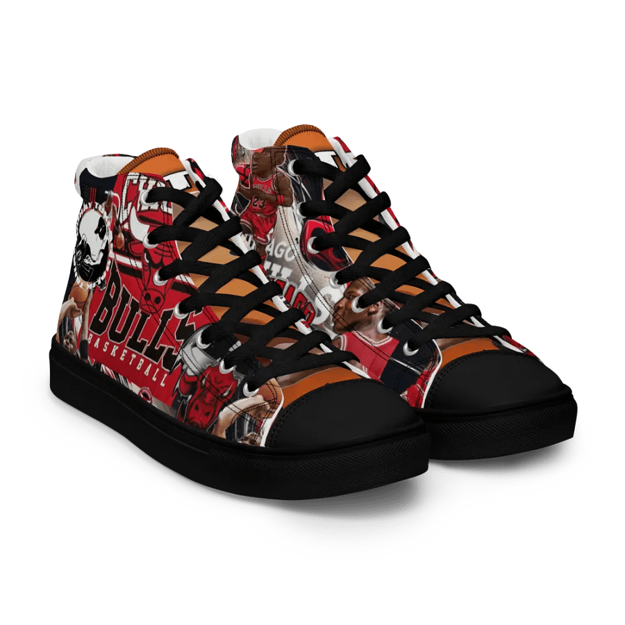 Buhay Tuklas Chicago Bulls Men's High Top Canvas Shoes product image (11)