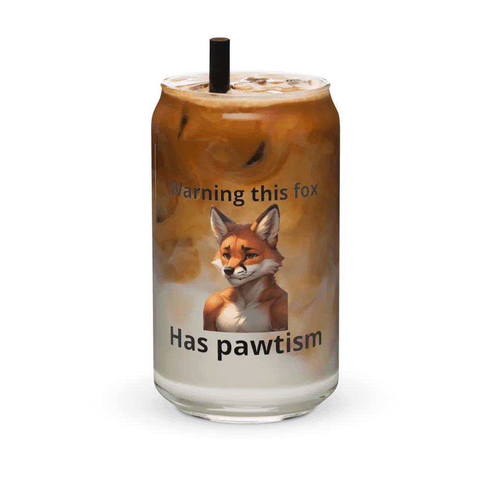Foxy pawtism glassware product image (36)
